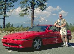 Click to see Me and My Baby at the Mt. Shasta Lookout Point - Large