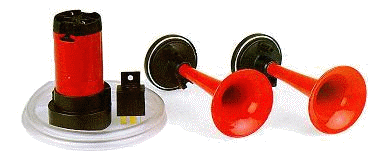 Hella Twin-Tone Compressor Air Horn Kit