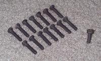 MOS2 coated hex bolts