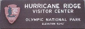 Click to see Hurricane Ridge Sign - Large