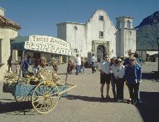 Click to see the family plus Tim at Old Tucson Studios - Large