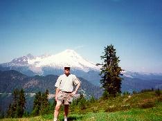 Click to see Me hiking in Mt. Baker Nat'l Forest (Mt. Baker in Background) - Large