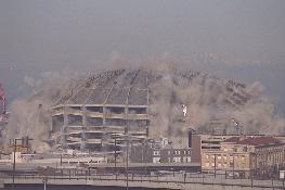 Click to see my shot of the Kingdome Implosion after staying up all night for killer seats :-) - Large