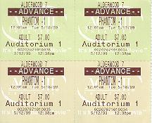 Click to see my tickets to the 'first' official showing (12:01am) of Phantom Menace - Large