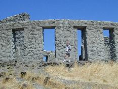 Click to see me in front of the Columbia River Gorge Stonehenge - Large