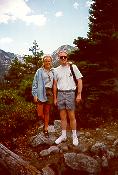 Click to see Me and Sis at one of the lookout points around Lake Tahoe - Large