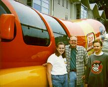 Click to see Deanna, Me and Dane in front of the World Famous Wienermobile - Large