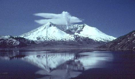 Mt. St. Helens from Spirit Lake
