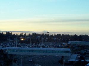 Click to see Rainier Peeking Out Fullscreen...